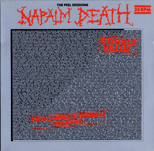 Napalm Death – The Peel Sessions (1989) Vinyl 12″